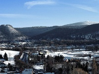 Blick auf Bad Harzburg und zum Brocken